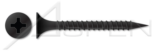 #6 X 5/8" Drywall Screws, Bugle Head with Phillips Drive, Coarse Threading, Black Phosphate Coated Steel #6 X 5/8" Drywall Screws, Bugle Head with Phillips Drive, Coarse Threading, Black Phosphate Coated Steel