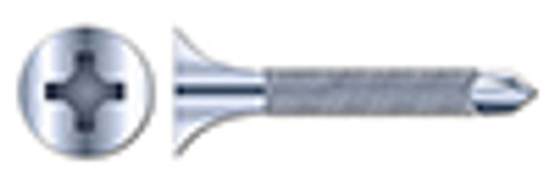 #10 X 2-1/2" Self-Drilling Screws, Bugle Phillips Drive, #2 Self-Drilling Point, Fine Thread, Steel, Zinc Plated