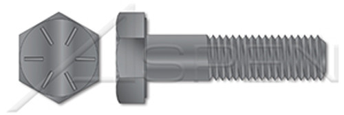 1"-8 X 1-1/2" Hex Head Cap Screws Bolts, UNC Coarse Thread, Grade 8 Steel, Plain, Made in U.S.A.