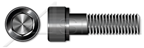#10-32 X 3/8" Hex Socket Head Cap Screws, Alloy Steel, Plain