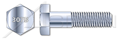 1-1/2"-6 X 7-1/2" Heavy Hex Bolts, Grade B Steel, Zinc Plated