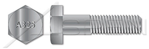 3/4"-10 X 3" Heavy Structural Hex Bolts, Steel, Hot Dip Galvanized, ASTM A325 Type 1