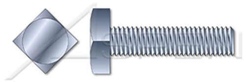 5/16"-18 X 1-3/8" Machine Bolts, Square Head, Full Thread, A307 Steel, Zinc 5/16"-18 X 1-3/8" Machine Bolts, Square Head, Full Thread, A307 Steel, Zinc