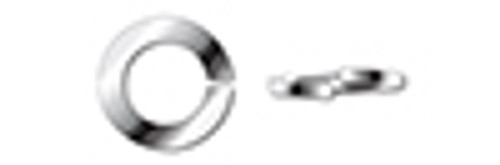 1/4" Helical Spring Lock Washers, Light Split, AISI 304 Stainless Steel (18-8)