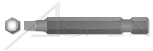 #1 X 1-15/16", A/F=1/4" Power Bits, Square Drive