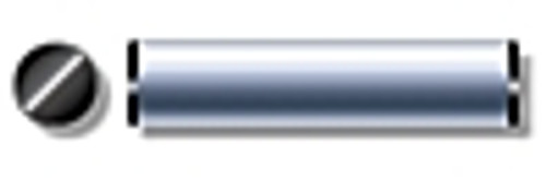 5/8" X 4-1/2" Solid Dowel Pins, Alloy Steel, Plain, Unbrako