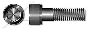 7/8"-14 X 3-1/4" Socket Cap Screws, Hex Drive, Partially Threaded, UNF Coarse Threading, Alloy Steel, Black Oxide