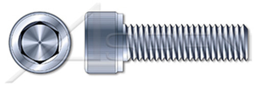 #5-40 X 3/4" Socket Cap Screws, Hex Drive, Fully Threaded, UNC Coarse Threading, Alloy Steel, Zinc