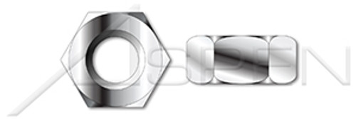 1-1/4"-7 Hex Finished Nuts, AISI 304 Stainless Steel (18-8), ASTM F594, Made in U.S.A.