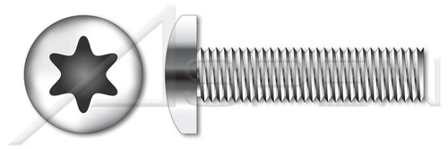 1/4"-20 X 5/8" Pan Head Machine Screws with 6Lobe Torx(r) Drive, Stainless Steel 18-8