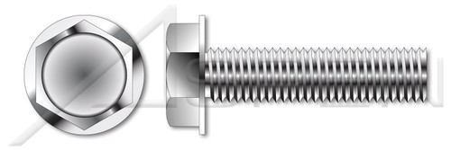 3/8"-16 X 3/4" Hex Indented Washer Head Trilobe Thread Rolling Screws for Metals Drive, 410 Stainless Steel, Passivated and Waxed