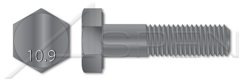 M30-3.5 X 300mm Hex Cap Screws, Partially Threaded, DIN 931 / ISO 4014, Class 10.9 Steel, Plain