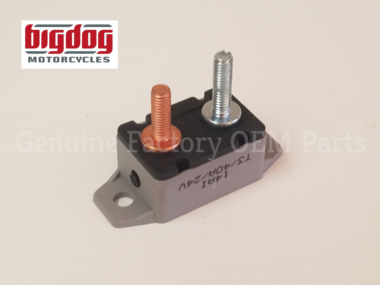 ブルドッグ　0527 40 Amp Circuit Breaker | Big Dog Motorcycles OEM Parts