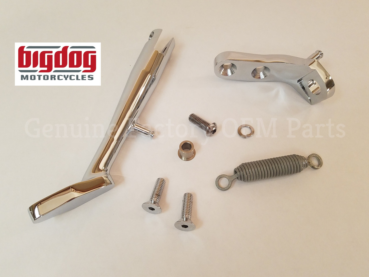 Big Dog Motorcycles Parts - Kickstand Assembly with Bracket #2