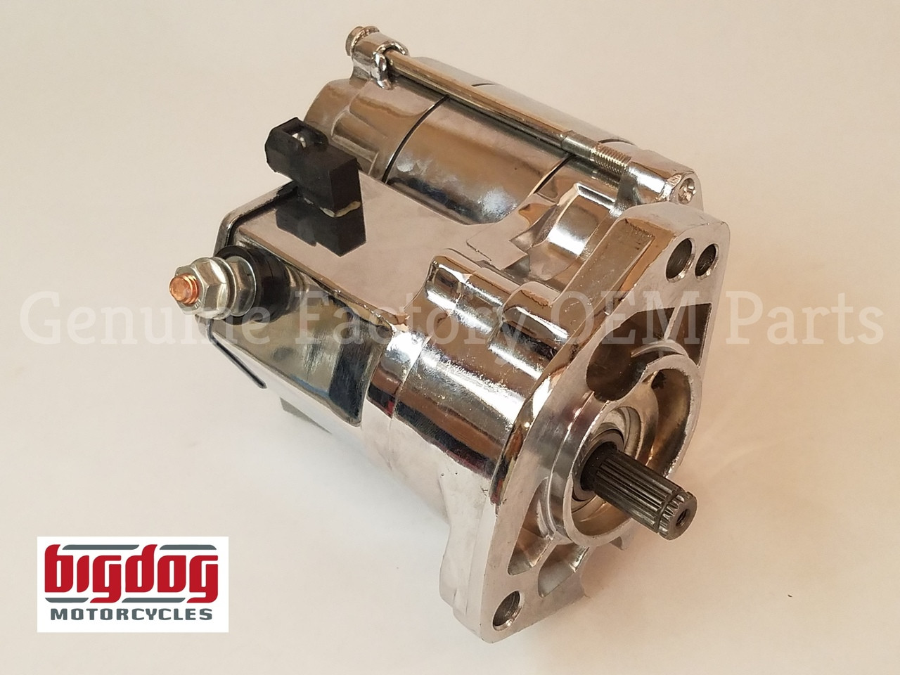 OEM Chrome Starter for Big Dog Motorcycles Years 19992004