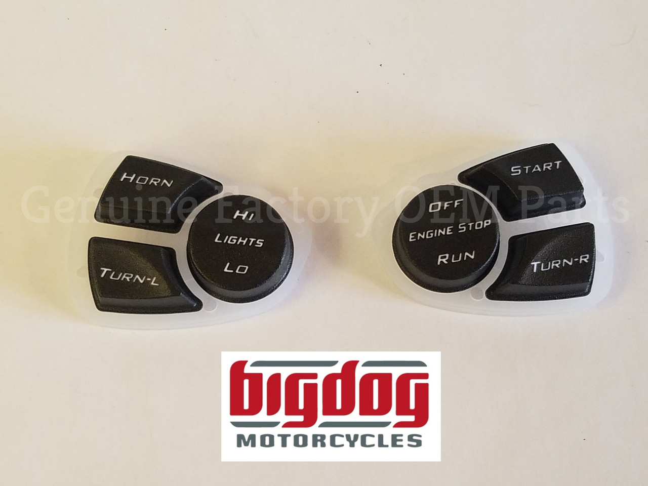 Button(専用) Big Dog Motorcycles OEM PCB Switch Cover Button & Seal Kit