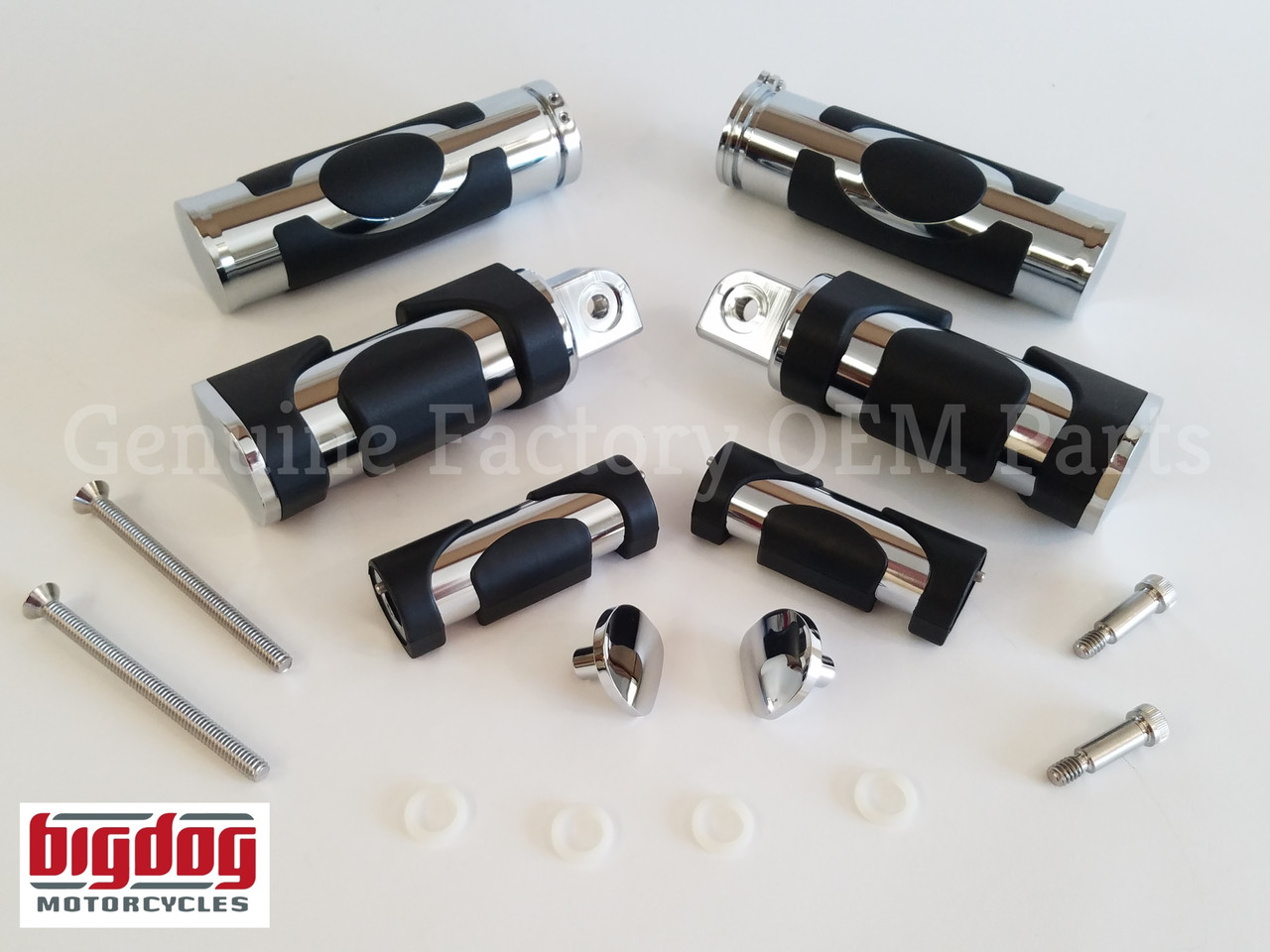 OEM Upgraded Pegs and Grips Set & Hardware - Big Dog Motorcycles