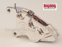 Parts and components for Big Dog Motorcycles - polished front brake caliper