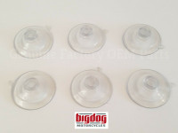 6-pack of suction cups for pillion pad passenger seat - Big Dog Motorcycles parts