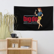 Big Dog Motorcycles Pinup Girl 3 Flag