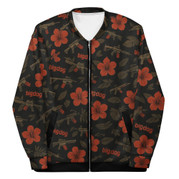 BDM Guns n Flowers Bomber Jacket (Slim Fit)