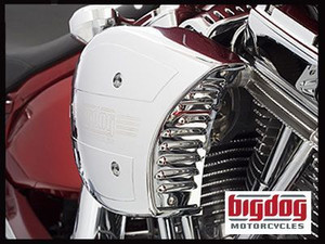 parts and components for Big Dog Motorcycles: OEM Air Cleaner Intake Plate