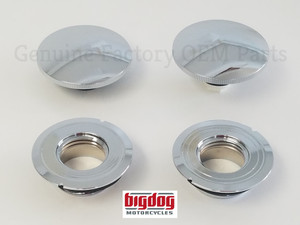 Split tank gas cap with spill rings - Big Dog Motorcycles parts