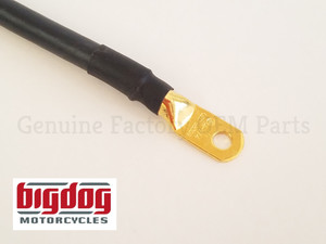 Gold Plated Negative 11" Battery Cable (K-9 / Mastiff / Bulldog)