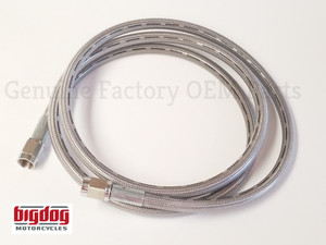 Front Brake Line (Steel Braided) - K-9 / Ridgeback (2004-11)