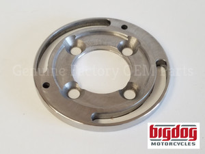 polished steel fork stop plate - Big Dog Motorcycles parts