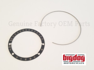 Tachometer Overlay Surround Lens EFI Models parts for Big Dog Motorcycles