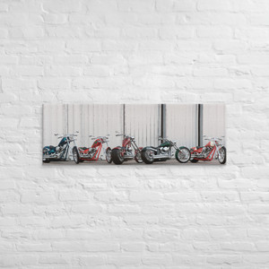 2006 Big Dog Motorcycles lineup canvas wall art