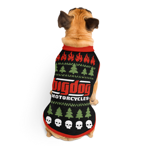 Big Dog Motorcycles Ugly Christmas Pet Sweater 2