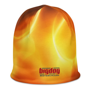 Big Dog Motorcycles Flame Print Beanie
