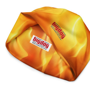 Big Dog Motorcycles Flame Print Beanie