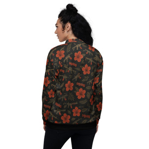 BDM Guns n Flowers Bomber Jacket (Slim Fit)
