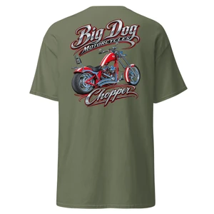 Big Dog Motorcycles Chopper Shirt— Kevin Gerth 00-065 Registry Edition Tee
