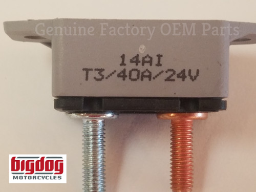 40 Amp Circuit Breaker | Big Dog Motorcycles OEM Parts