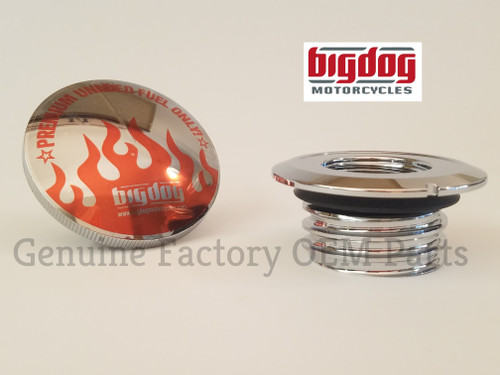 Solo fuel cap with spill ring - Big Dog Motorcycles parts
