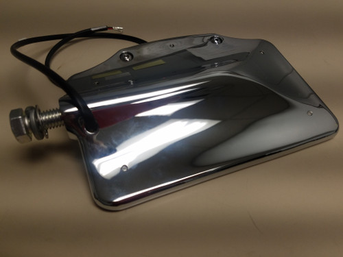 Big Dog LED Side Mount License Plate Tag Assembly (chrome) 2003-11