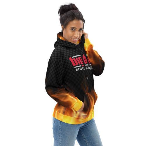 Big Dog Motorcycles Old English Flame Hoodie