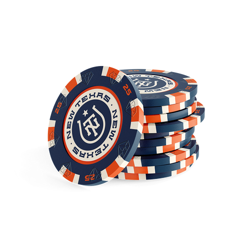 Poker Chip - The Bronco (25 Chips)