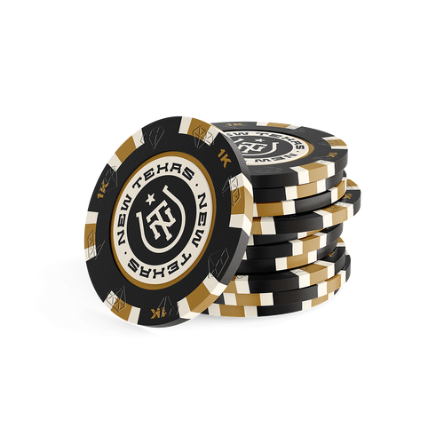 Poker Chip - Black  (25 Chips)