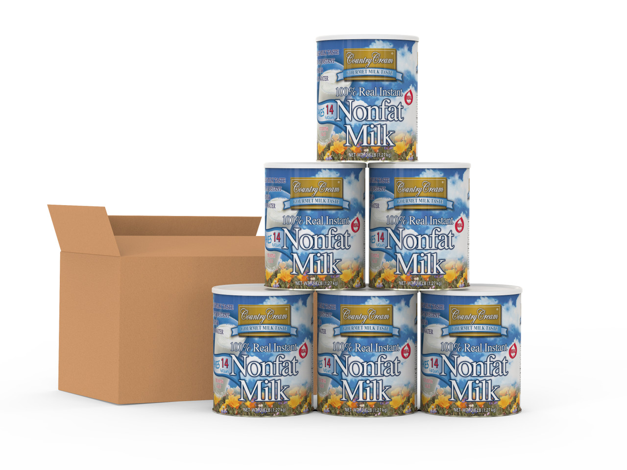 【milk】 Country Cream Milk CASE of 6 cans - GCF Corporation