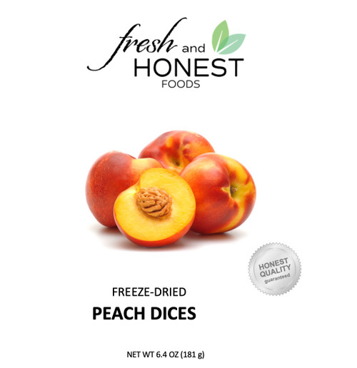 Freeze Dried Peach Dices