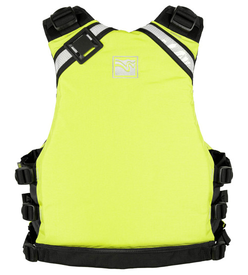 OutFIT Tour Life Vest - unisex in Mantis, back view. @Mantis-3