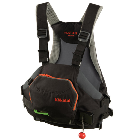 HustleR Rescue Vest in Black, side view. @Black-3