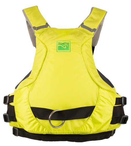 HustleR Rescue Vest - unisex in Mantis, back view. @Mantis-2