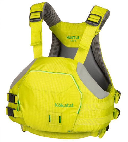 Hustle Life Vest in Mantis, side view. @Mantis-3