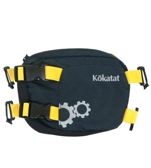 Belly Pocket in Coal, front view. @Coal-1
